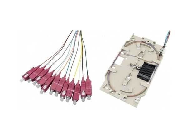 Tecline 20500026, 2 m, SC/UPC, OM4, 12x SC