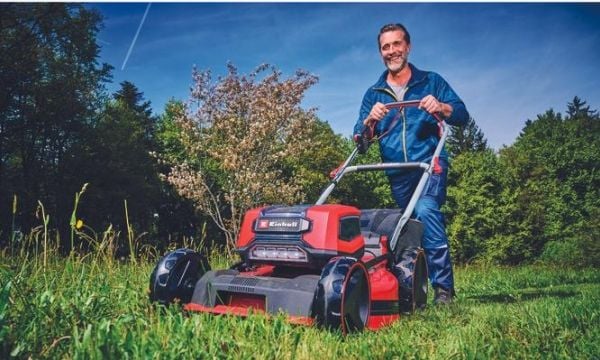 Einhell GP-CM 36/47 S Li BL, skyveklipper, 700 m², 47 cm, 2,5 cm, 8 cm, 65 L