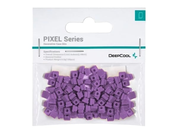 Deepcool PIXEL Series - System cabinet decorative bits - fiolett (en pakke 100 deler)