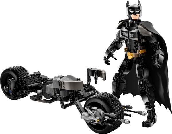 LEGO Super Heroes 76273 Byggbar Batman™-figur og batpod-sykkelen