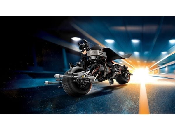 LEGO Super Heroes 76273 Byggbar Batman™-figur og batpod-sykkelen