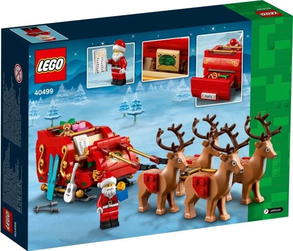LEGO Iconic 40499 Julenissens slede