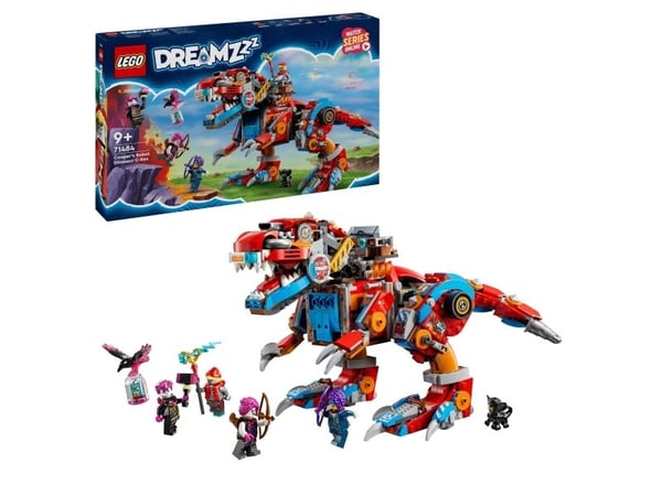 LEGO DREAMZzz 71484 Coopers robotdinosaurie C-Rex