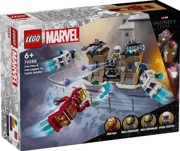 LEGO Super Heroes 76288 Iron Man og Iron Legion mot Hydra-soldat