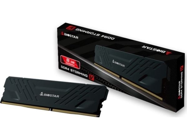 Pamięć DDR4 Biostar 8GB 3200MHz Heatsink Storming Vseries -lämmönsuojus