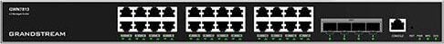 Grandstream GWN7813 - Switch - enterprise, managed - L3 - Styrt - 24 x 10/100/1000 + 4 x 10 Gigabit SFP+ - stasjonær, veggmonterbar, rackmonterbar