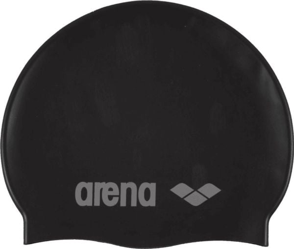 Arena Classic Silicone Junior, Sort, Sølv, Caps, Unisex, Barn, Svømming, One Size