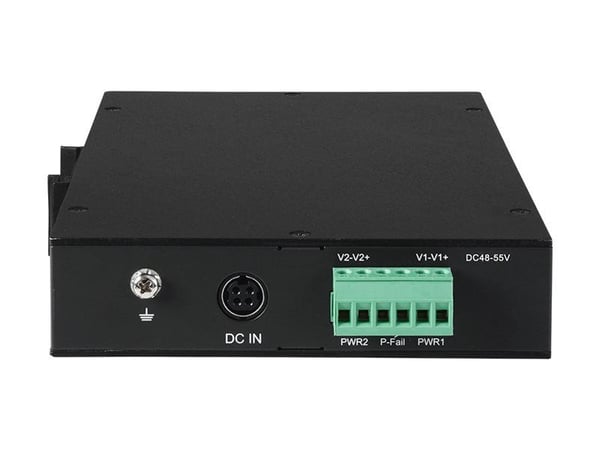 Edimax IGS-1105P - Switch - 4 x 10/100/1000 (PoE+) + 1 x Gigabit SFP - DIN-skinnemonterbar, veggmonterbar - PoE+ (120 W)