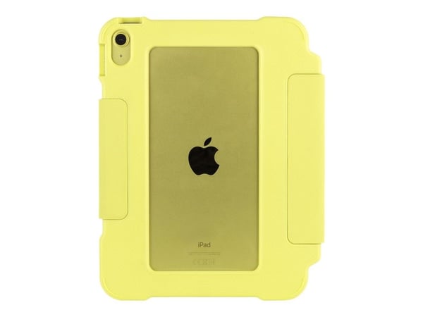TUCANO Alunno - Lommebok for nettbrett - robust - resirkulert plast, termoplast-polyuretan (TPU), transparent polycarbonate - gul - for Apple 10.9-...