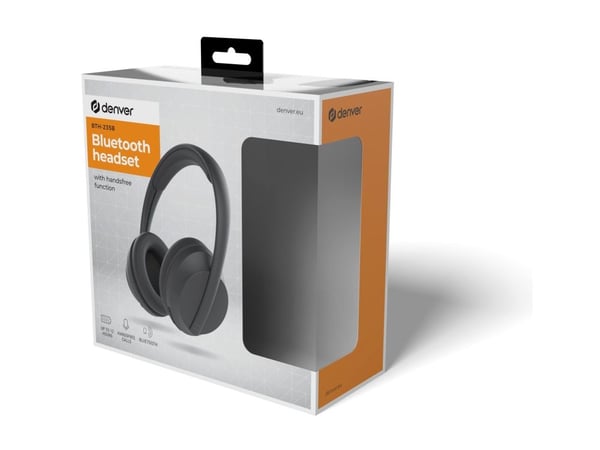 DENVER - Headset - fullstorlek - Bluetooth - trådlös