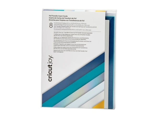 Cricut Joy Blue Lagoon Sampler - Insert card set - 8 deler - A6