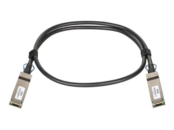 D-Link - 100GBase direct attach kaapeli - QSFP28 - QSFP28 - passiivinen - musta