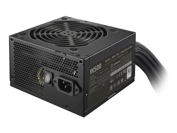 Cooler Master Elite NEX W500 - Strømforsyning (intern) - ATX12V 2.41/ EPS12V - 80 Plus White - AC 200-240 V - 500 watt - aktiv PFC - Europa
