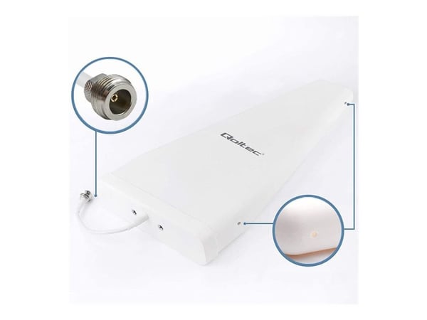 Qoltec - Antenni - mobiili - 14 dBi - ympärisäteilevä - ulkotiloissa