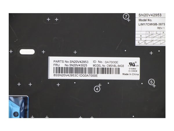 CMSK-CS20,BK-NBL,CHY,UKE 5N20V43025, Tastatur, Lenovo