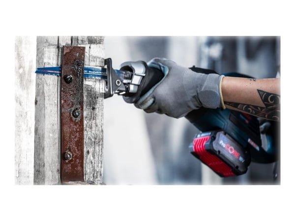 Bosch Expert Wood with Metal Demolition S 1167 XHM - Sagblad - for tre med spiker, løvtre, plastic composites - 10 deler - lengde: 225 mm - bredde:...