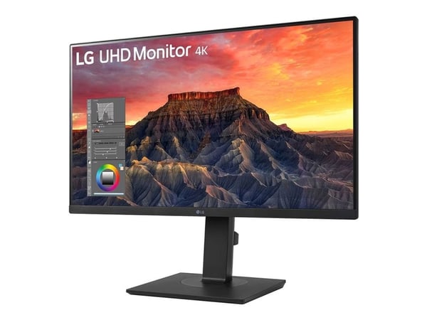 LG UltraFine 27BQ65UB-B - LED-skjerm - 27" - 3840 x 2160 4K @ 60 Hz - IPS - 300 cd/m² - 1200:1 - HDR10 - 5 ms - HDMI, DisplayPort, USB-C - høyttale...