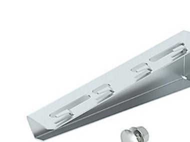 OBO konsol MWAG 12 FS - för kabelstege med bredd 200 mm, elförzinkad