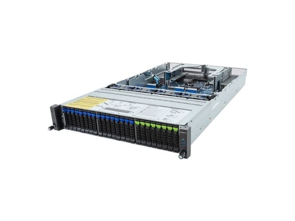 Gigabyte R283-Z92 (rev. AAE2) - Server - rackmonterbar 2U - toveis - ingen CPU - RAM 0 GB - SATA/SAS/NVMe 2.5" brønn(er) - uten HDD - AST2600 - Gig...