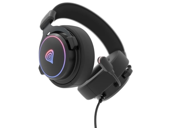 Genesis NEON 764/7.1/USB/Kablet/Stativ/Sort spillhodesett