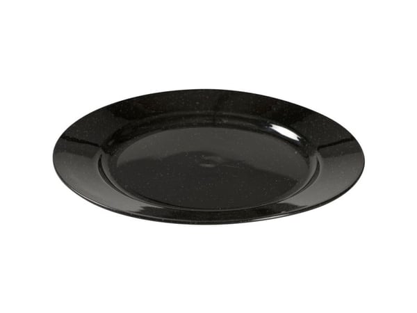 Tallerken, ABENA Gastro, Ø25cm, granitsort, PP - (4 stk.)
