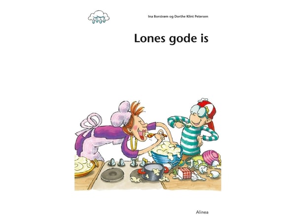 Den første lesingen, 1. klasse, Let fri lesing, Lones gode is | Ina Borstrøm; Dorthe Klint Petersen | Språk: Dansk