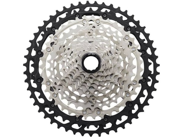 Shimano CS-M8100-12, Kassett, Fjellsykkel, Sort, Rustfritt stål