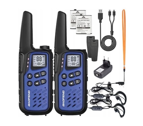 Baofeng BF-T25E Tummansininen radiopuhelin radiopuhelin