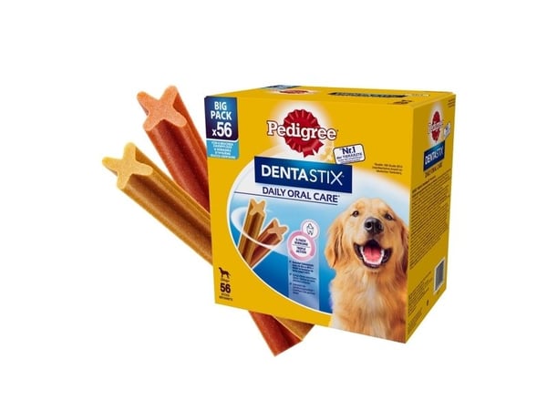 Pedigree Denta Stix, Adult (animal), Labrador Retriever, Maxi (26 - 44 kg), Nötkött, Kyckling, 2,16 kg