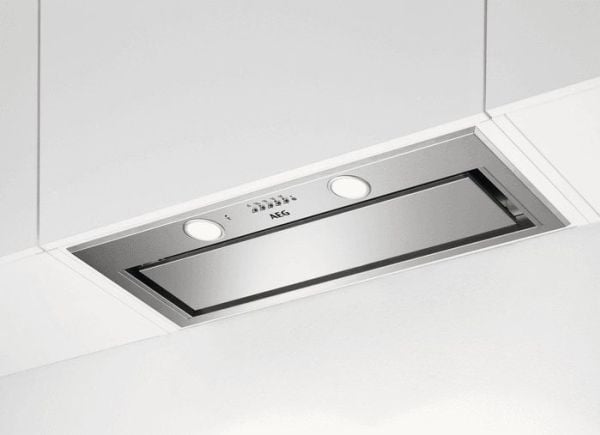 AEG DGE5861HM - Panser - hvelv - Nisje - bredde: 72.3 cm - dybde: 27.3 cm - ekstraksjon og resirkulasjon (-) - rustfritt stål