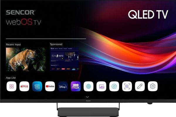 Sencor SLE 43Q870TCSB QLED 43'' 4K Ultra HD WebOS TV 43'' 4K Ultra HD WebOS TV