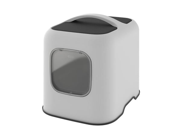 Rotho BIALA, Katt, Kattedo med lokk, Hvit, Plast, 395 mm, 510 mm