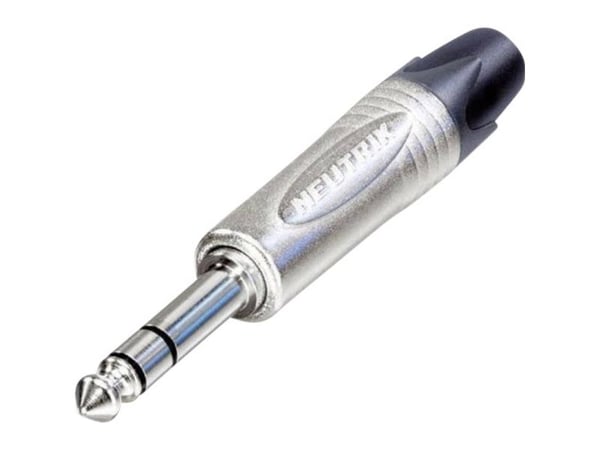 Neutrik NP3X-B, 1/4" telefonkontakt, svart, guld, 1,45 cm, -20 - 65 °C