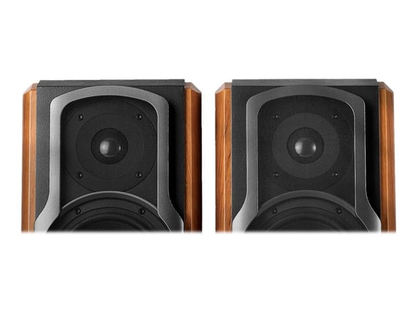 Edifier S1000MKII - Högtalare - bokhylla - trådlös - Bluetooth - 60 Watt - 2-vägs - svart, trä
