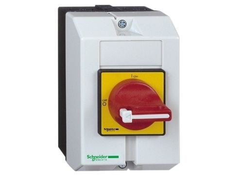 Schneider Electric VCF01GE, Kiertokytkin, 3P, Valkoinen, Punainen, IP65, 16 A, 90 mm
