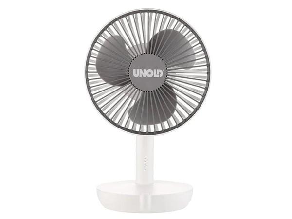 UNOLD Desk Breezy - Kjølevifte - bordtopp - hvit/grå