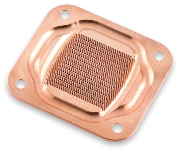 Aqua Computer kryos NEXT, Vannblokk, Kopper, Kobber, Metallisk, LGA 1700, 1/4", CPU