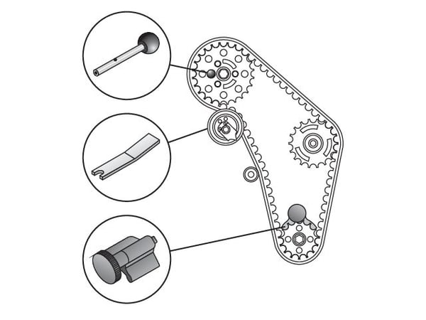 YATO TIMING WHEEL LOCK VW 1,9 TDI 0632