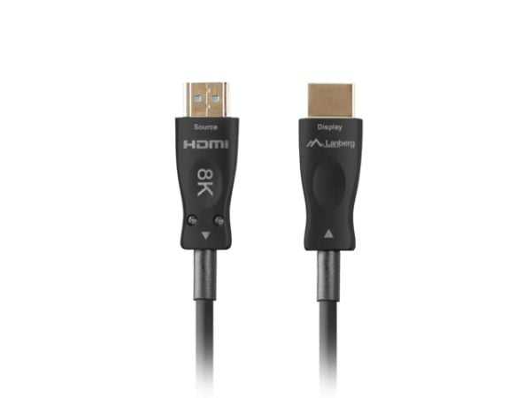 KAAPELI HDMI M/M V2.1 10M 8K MUSTA OPTINEN AOC LANBERG
