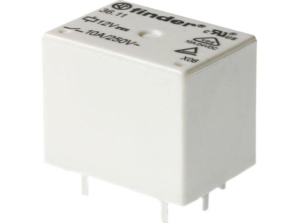 Relä 24VDC 10A-250VAC
