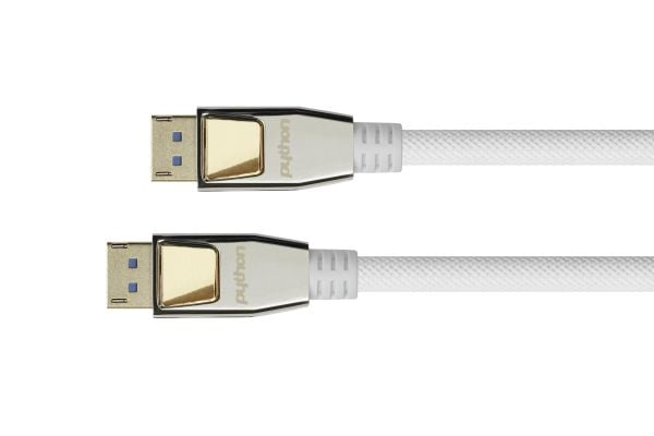 Python DP20-PY005W, 0,5 m, DisplayPort, DisplayPort, Uros, Uros, 7680 x 4320 pikseliä