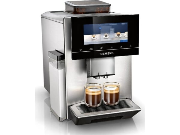 Siemens EQ900 TQ905D03 - Automatisk kaffemaskin med melkeskummer - 19 bar - rustfritt stål