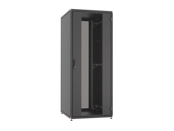 EFB Elektronik PRO-4288TS.P2, Frittstående hylle, 42U, 1000 kg, Justerbare bein, Sort