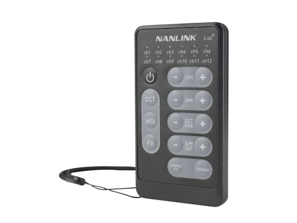Nanlite WS-RC-C2, Fjärrkontroll, Svart, Kina, Litium-Ion (Li-Ion), 100 mm, 175 mm
