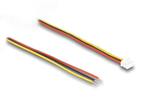 Delock - Datakabel - 3-pin connector (1.5mm pitch) (hunn) til uisolert tråd - 10 cm