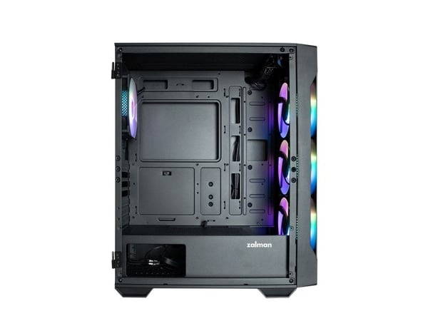 Zalman I3 NEO TG BLACK, Midi Tower, PC, Sort, ATX, Micro ATX, Mini-ITX, Plast, Stål, Herdet glass, 16,2 cm