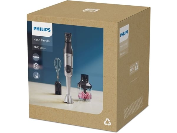 Philips Series 5000 HR2683 - Håndmikser - 1.2 kW - svart