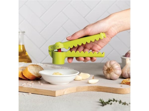Ototo Design Garligator, Håndholdt hvitløkspresse, Grønn, Plast, Stål, OTOTO, Plast, 157,4 mm