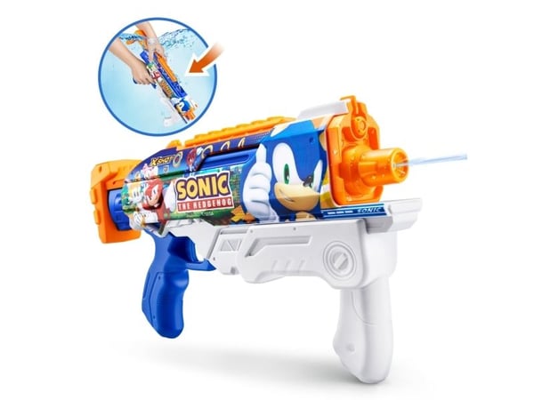 XSHOT Water Fast-Fill Skins Sonic The Hedgehog Hyperload Water Blaster