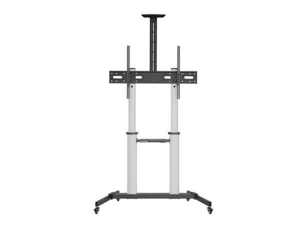Equip 650631, 2,54 m (100"), 200 x 200 mm, 1000 x 600 mm, -10 - 5°, Aluminium, Plast, Rustfritt stål, Sort